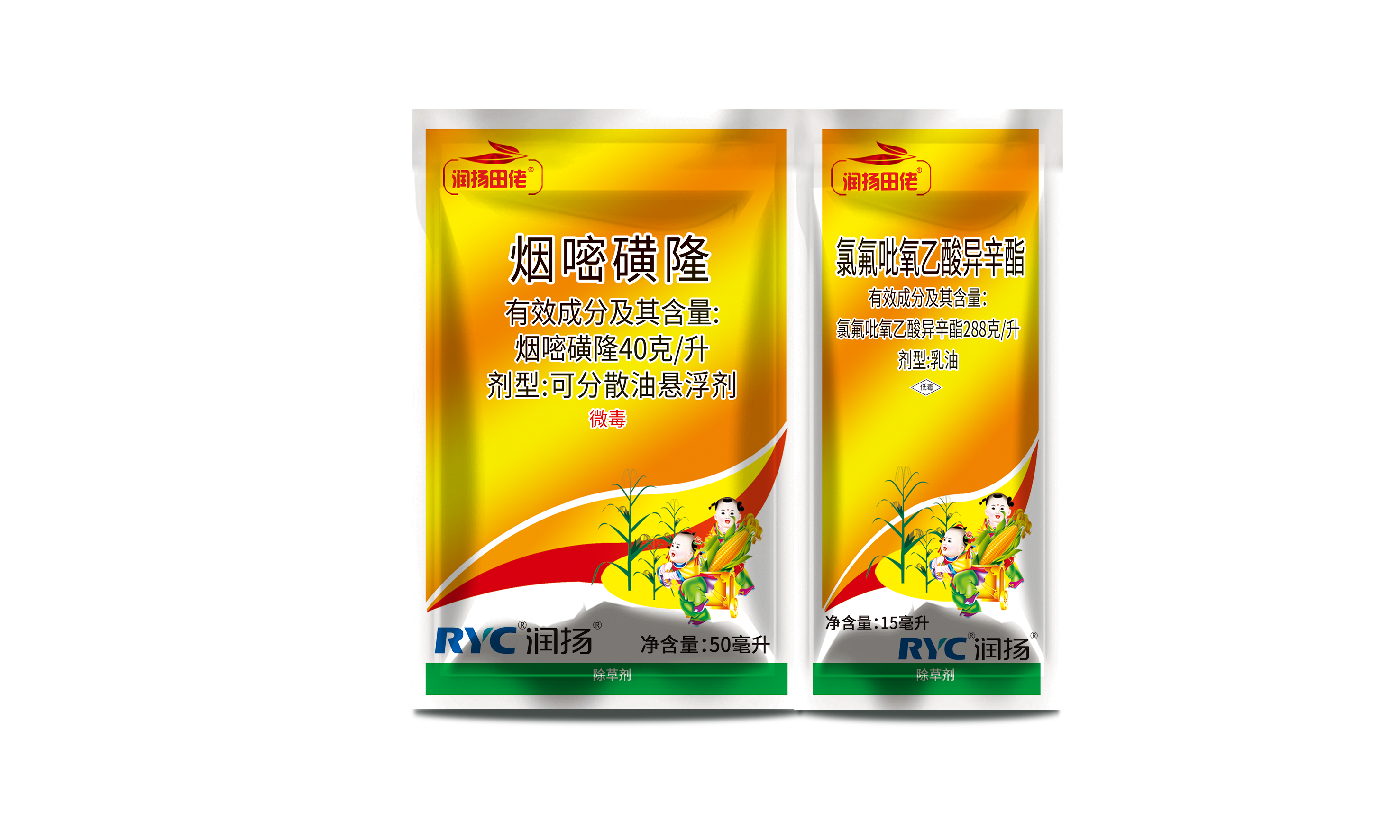 40%煙嘧磺OD+288克/升氯氟吡—潤揚田佬